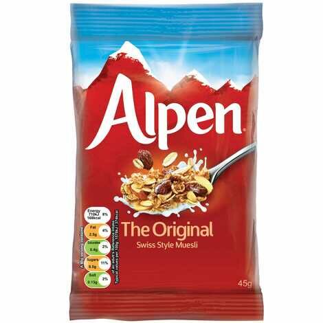 Alpen The Original Swiss Style Muesli 30 x 45g