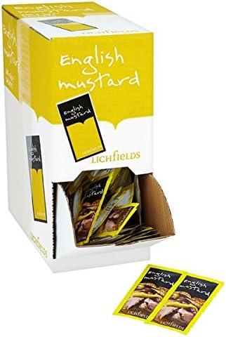 Lichfields English Mustard 200 x 5g Portions