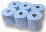 Standard Blue 2 Ply 6 Centrefeed Rolls 114 Metres