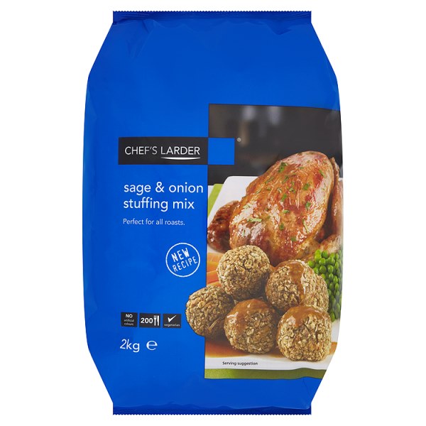 Chef's Larder Sage & Onion Stuffing Mix 2kg Bag