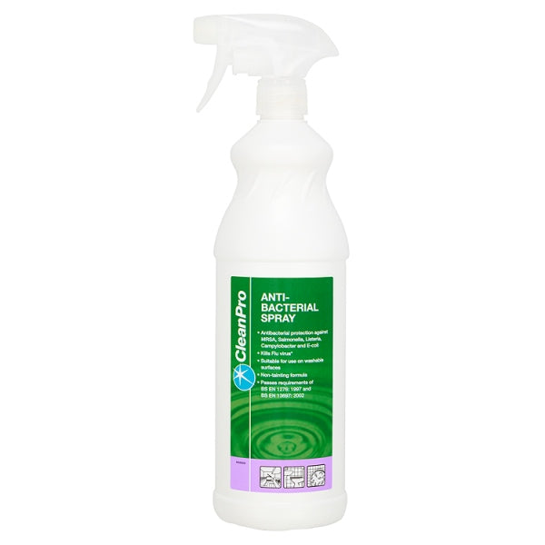 Clean Pro Anti-Bacterial Spray 1 Litre