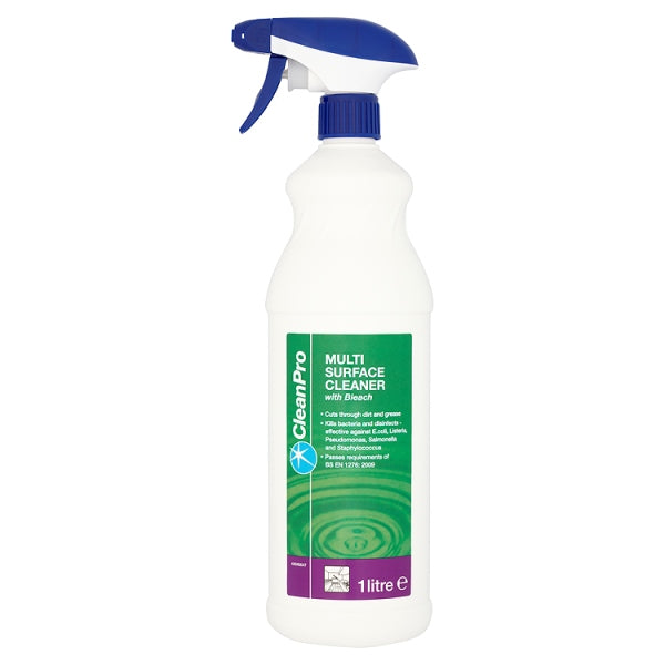 Clean Pro Multi Surface Cleaner with Bleach 1 Litre