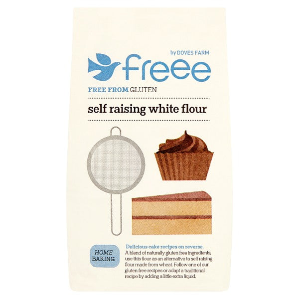 FREEE by Doves Farm Self Raising White Flour Free From Gluten 5 x 1kg