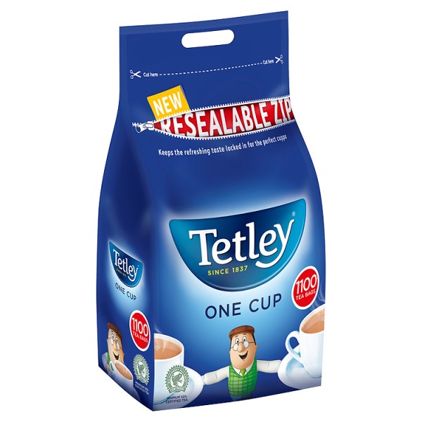 Tetley One Cup 1100 Tea Bags 2.5kg Bag